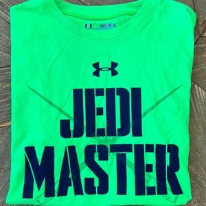 Star Wars Under Armour boys Dri fit short sleeved shirt. Excellent condition!